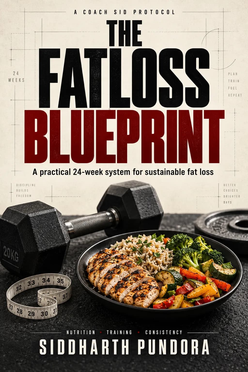 Cover of The Fatloss Blueprint by Siddharth Pundora
